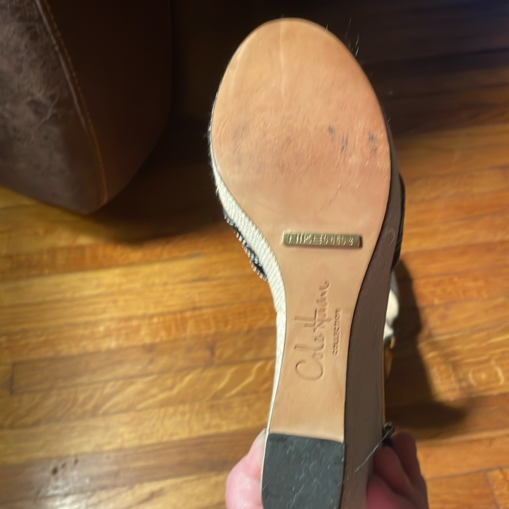 Cole Haan Summer peep toe wedge sandals - Picture 8 of 10